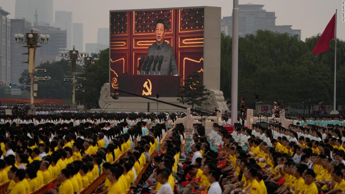 Foreign countries that 'bully' China will meet a 'great wall of steel,' says Xi during Communist Party centenary