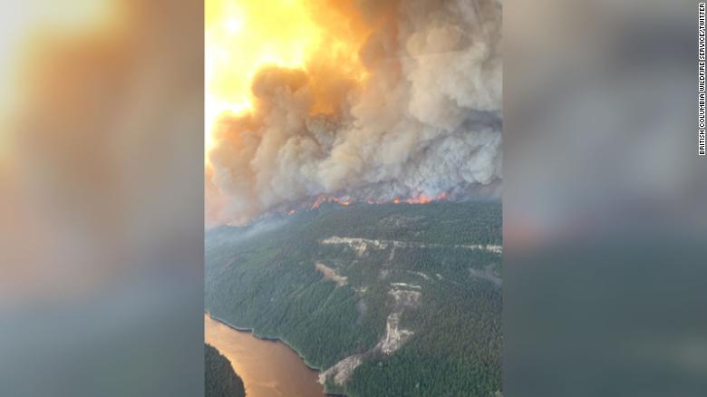 Canadian village ordered to evacuate due to wildfires a day after temperatures topped 121 degrees