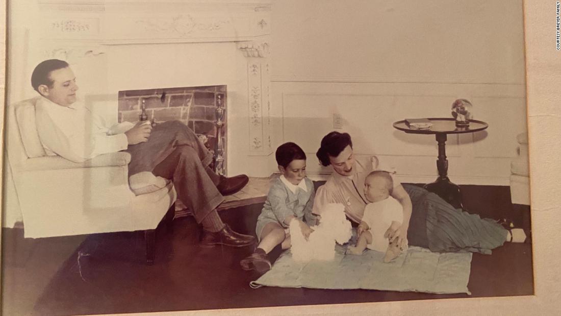 This Breyer family photo shows a young Stephen, second from left, with his father, Irving; his mother, Anne; and his younger brother, Charles.