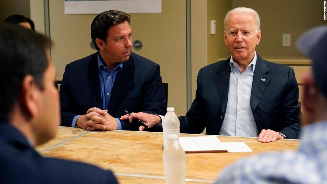 'Never give up hope': Biden reprises role as consoler-in-chief during South Florida visit