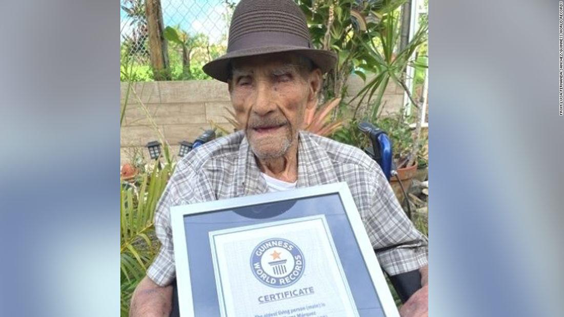 A 112-year-old in Puerto Rico sets Guinness World Record as oldest living man