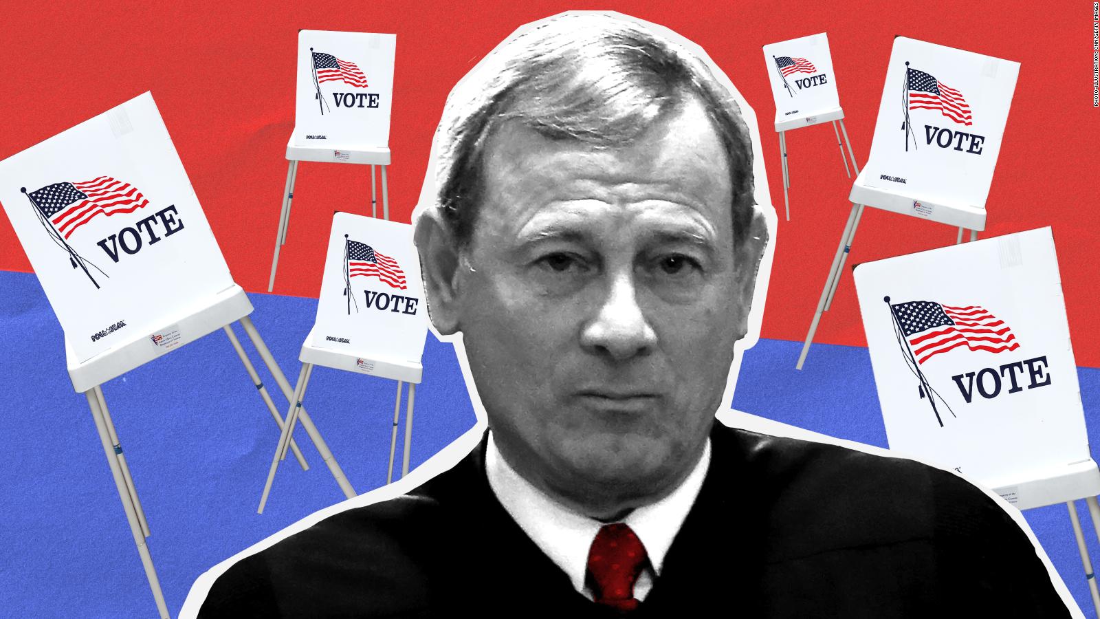 John Roberts takes aim at the Voting Rights Act and political money