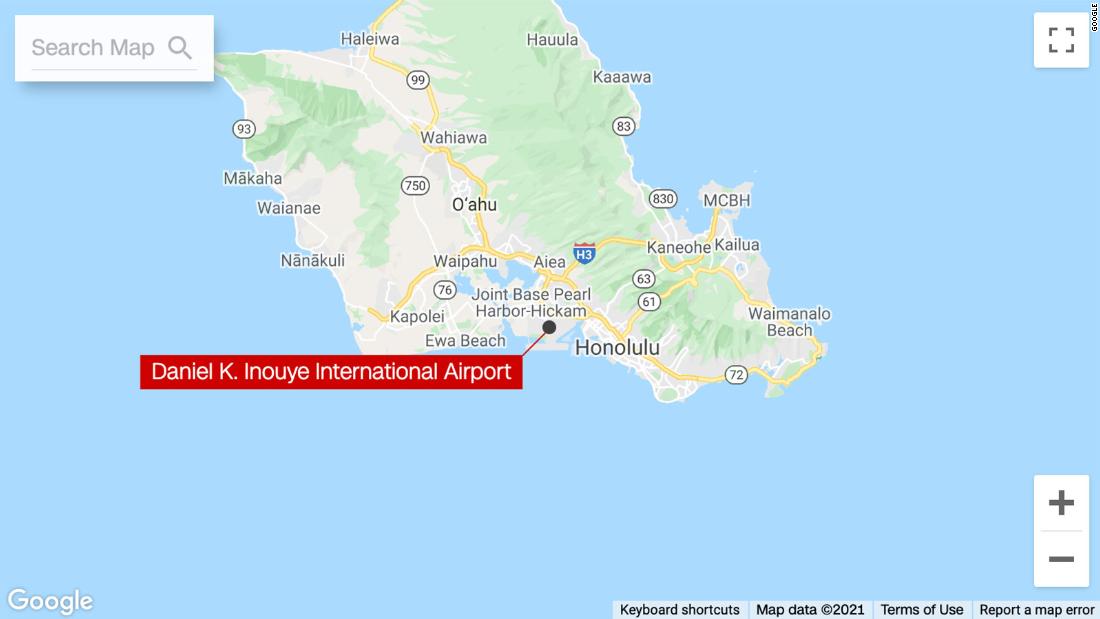  (CNN)The pilots of a cargo plane that made an emergency landing off the coast of Honolulu, Hawaii, early Friday morning told air traffic controllers 