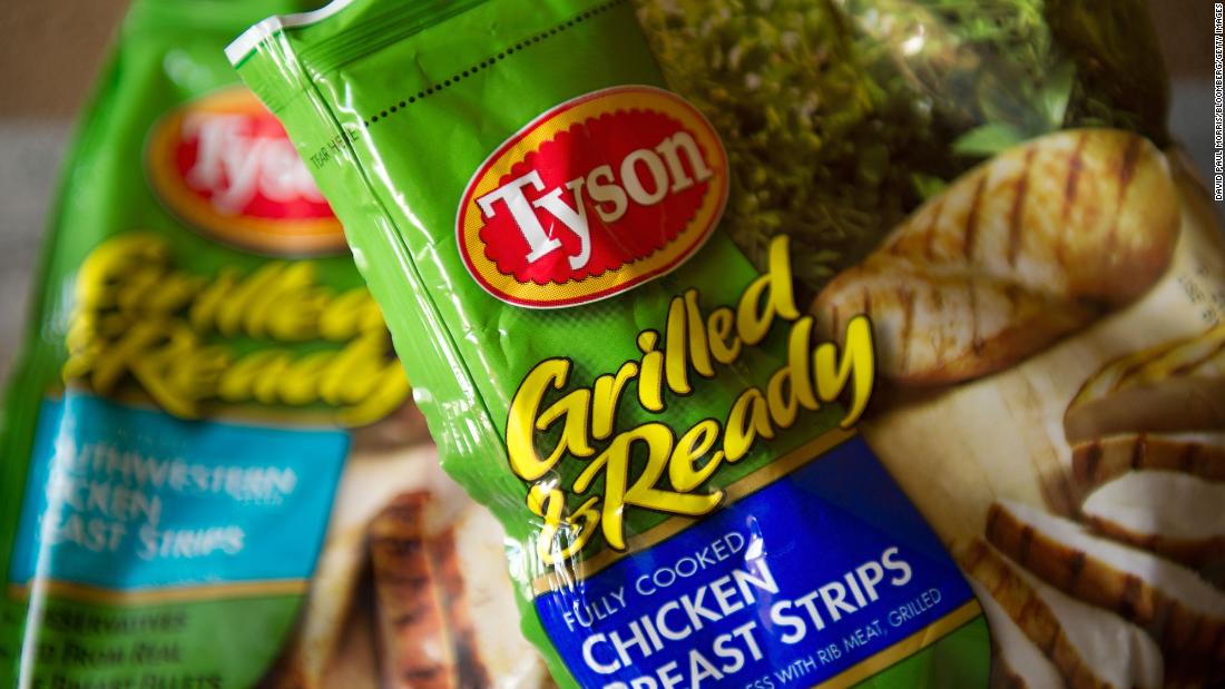 Tyson retira del mercado 8.5 millones de libras de productos de pollo debido a una posible contaminación por Listeria