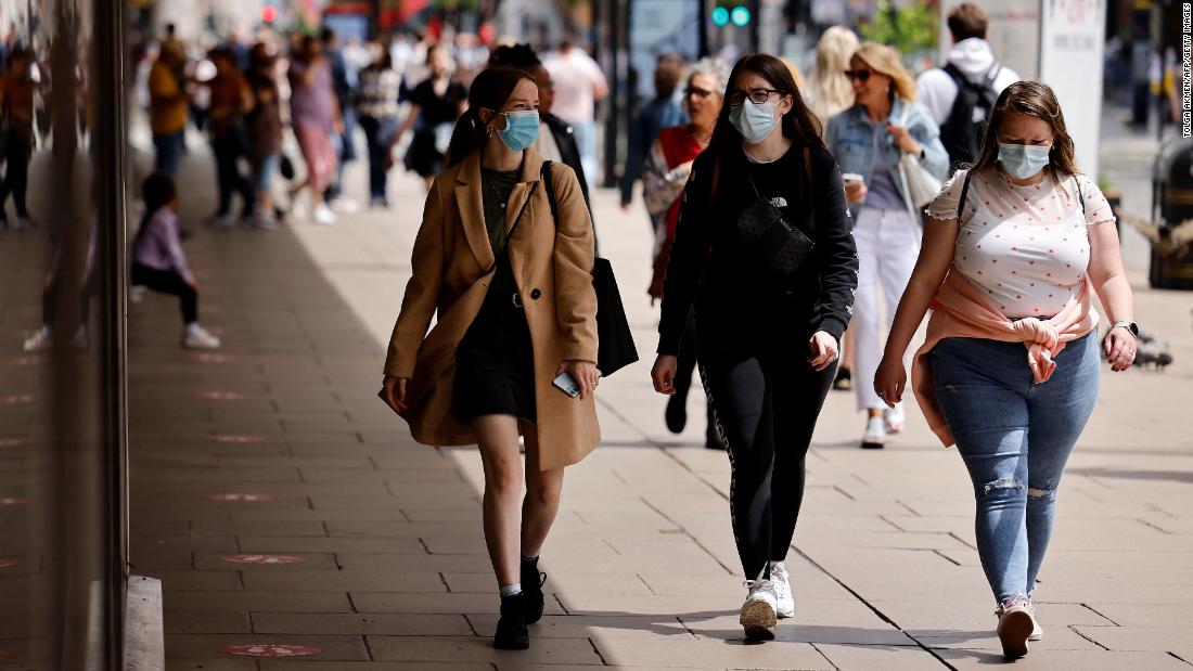 Face masks will be a 'personal choice' in England, says UK minister