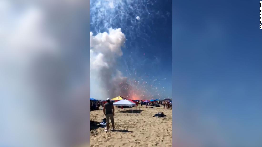Fireworks meant for July 4th display in Maryland’s Ocean City accidentally explode