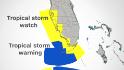 Tropical storm watches extend to Tampa Bay