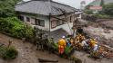 Watch moment landslide swept through city