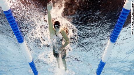 Ledecky competes in the 400m freestyle heats at that US Olympic trials. 