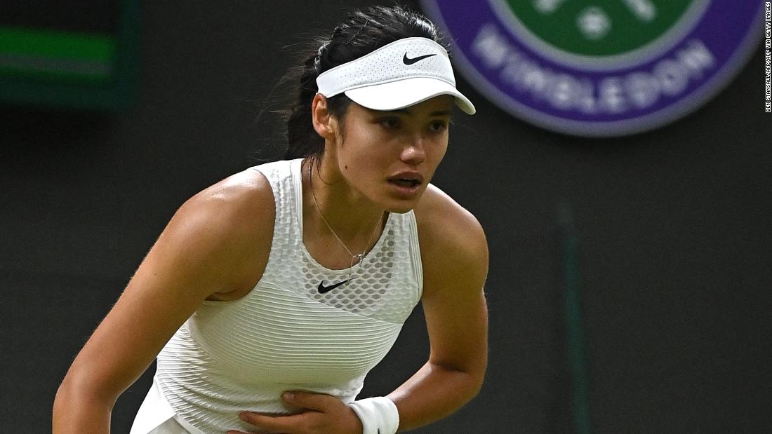 Emma Raducanu dream run at Wimbledon over as she retires with 'breathing difficulties'