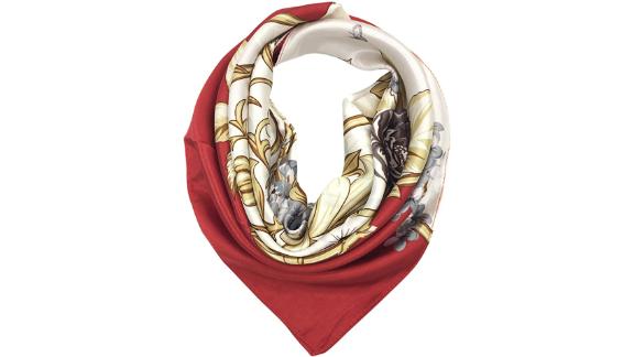 Your Smile Large Square Satin Scarf