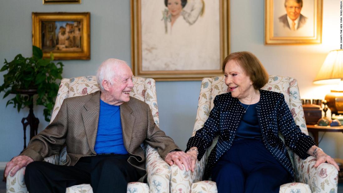 Jimmy and Rosalynn Carter celebrate 75 years of marriage