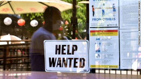Restaurants are hiring workers as they reopen their doors. 