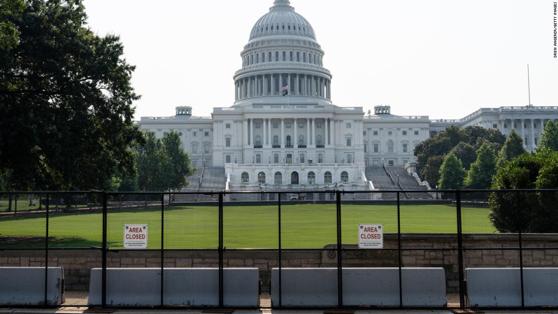 US Capitol Police says fencing around Capitol building set to be removed as early as Friday