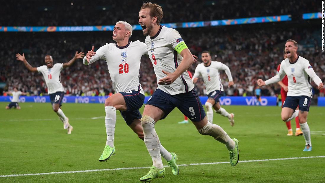 England reaches first major final since 1966 after tense Euro 2020 victory over Denmark