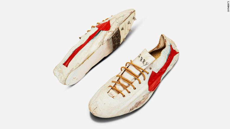 Olympics memorabilia: Rare pair of track spikes handmade by Nike co-founder set to fetch up to $1.2 million at auction