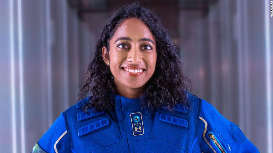 Sirisha Bandla, India-born woman and Virgin Galactic executive, flies into space with Richard Branson