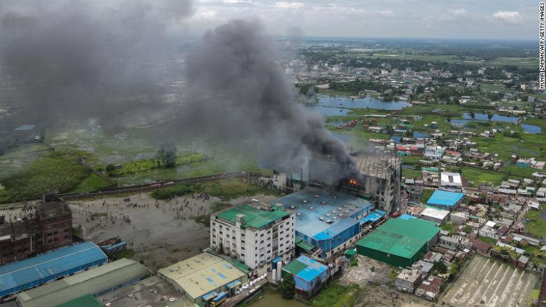 Massive fire at Bangladesh juice factory kills 52 people