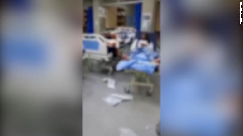 Disturbing video shows ER overwhelmed by 'onslaught of patients' 