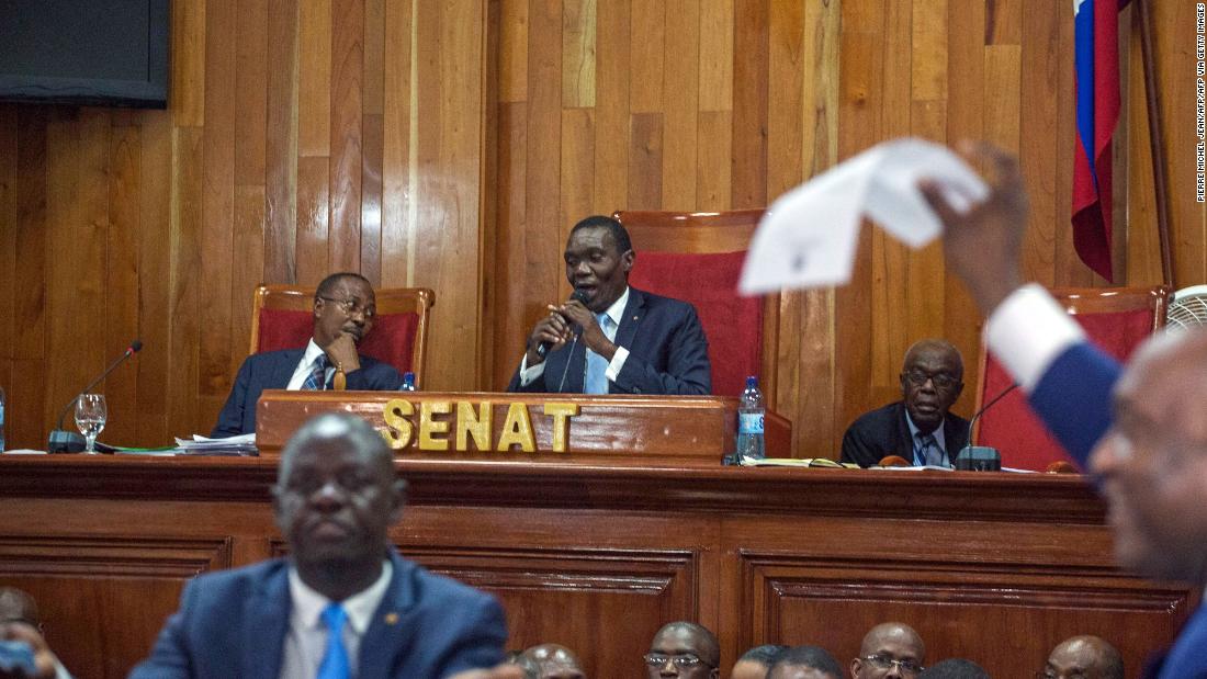 Eksklusif: Pemimpin Senat Haiti meminta Perdana Menteri untuk mengundurkan diri