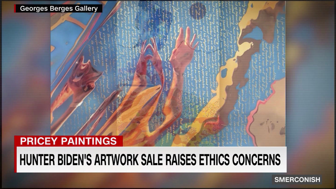 Hunter Biden S Artwork Sale Raises Ethics Concerns CNN Video   210710094042 Hunter Bidens Artwork Sale Raises Ethics Concerns 00015422 Super 169 