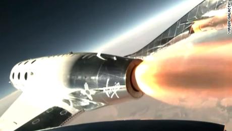 Virgin Galactic founder Richard Branson successfully rockets to outer space