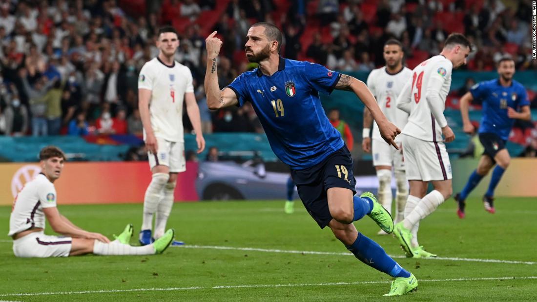 Italy crowned European champion after beating England on penalties