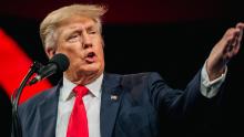 DALLAS, TEXAS - JULY 11:  Former U.S. President Donald Trump speaks during the Conservative Political Action Conference CPAC held at the Hilton Anatole on July 11, 2021 in Dallas, Texas. CPAC began in 1974, and is a conference that brings together and hosts conservative organizations, activists, and world leaders in discussing current events and future political agendas.  (Photo by Brandon Bell/Getty Images)