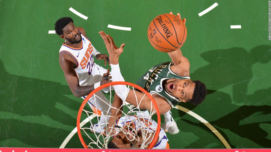 Bucks vs. Suns Giannis Antetokounmpo says 'I'm no Michael