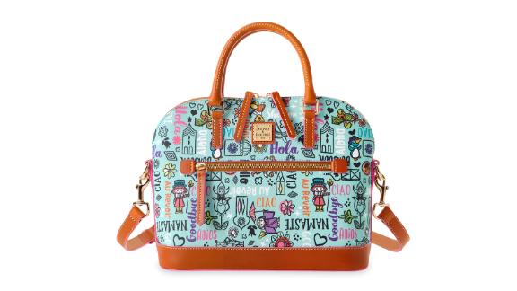 Disney É um pequeno mundo de Dooney & Bourke Schoolbag