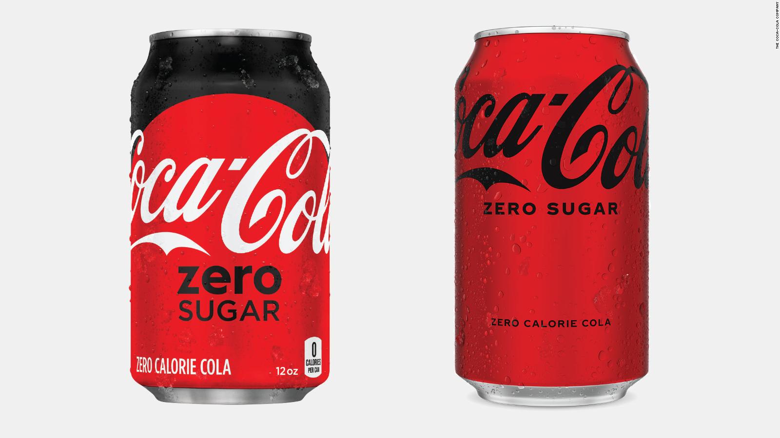 Coca Cola Zero Sugar Is Getting A Makeover CNN   210712110728 20210712 Coca Cola Zero Split Full 169 