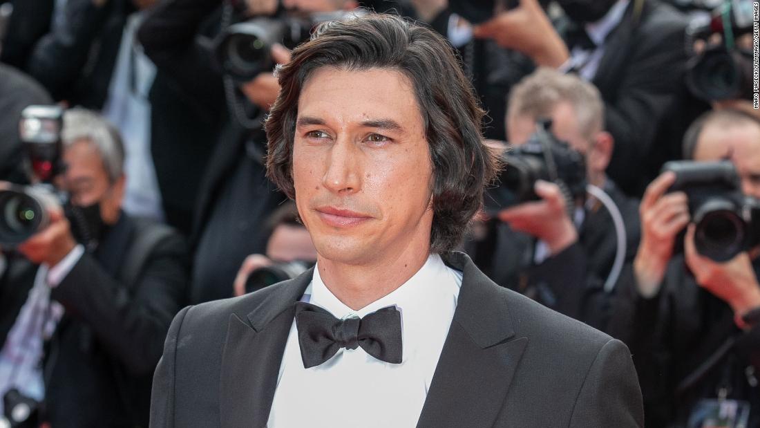  Adam Driver stepped out in a Burberry suit.