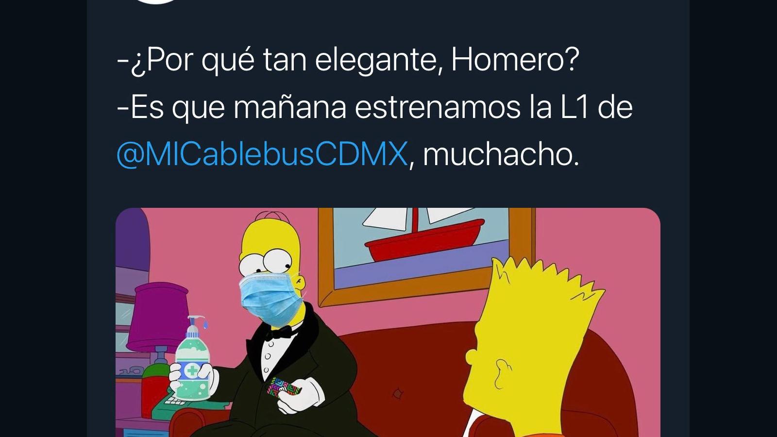 Los Simpson 'se unen' a la inauguración del Cablebús en Ciudad de ...