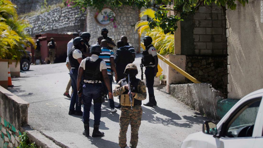 Head of security at Haiti's presidential residence in police custody