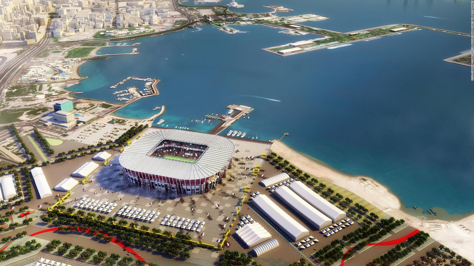 Qatar's Ras Abu Aboud stadium is the first built in World Cup history