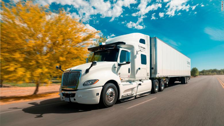 TuSimple has completed about 2 million miles of road tests with its autonomous trucks.