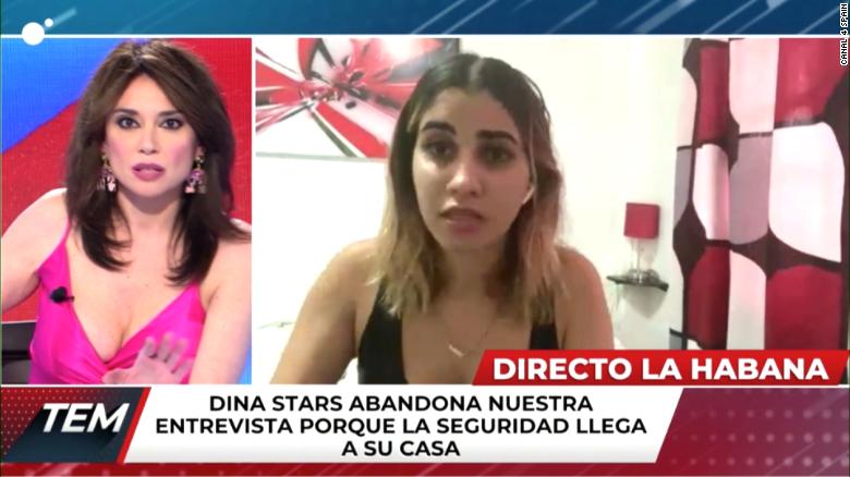 Cuban YouTuber says she is being taken away by state security during live interview