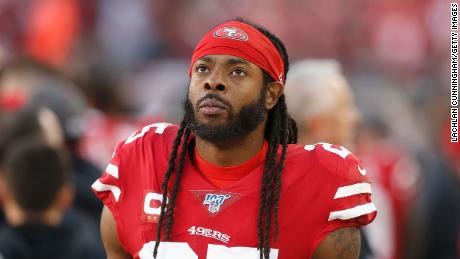 Richard Sherman most recently played for the San Francisco 49ers.