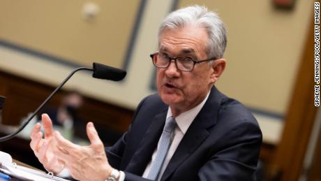 \Federal Reserve Board Chairman Jerome Powell testifies at a House Coronavirus Subcommittee hearing on the Federal Reserves response to the Coronavirus Pandemic on Capitol Hill June 22, 2021 in Washington, DC. Powell spoke about the nation&#39;s recovery from the pandemic and that inflation has risen because of it. (Photo by Graeme Jennings-Pool/Getty Images)