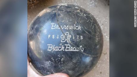 Some of the bowling balls had serial numbers and engravings dating back to the 1950s.