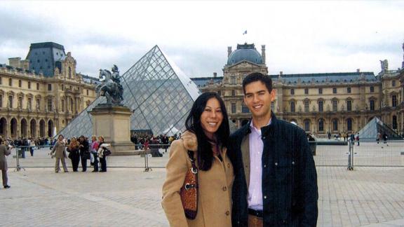 The couple in Paris together in 2006.