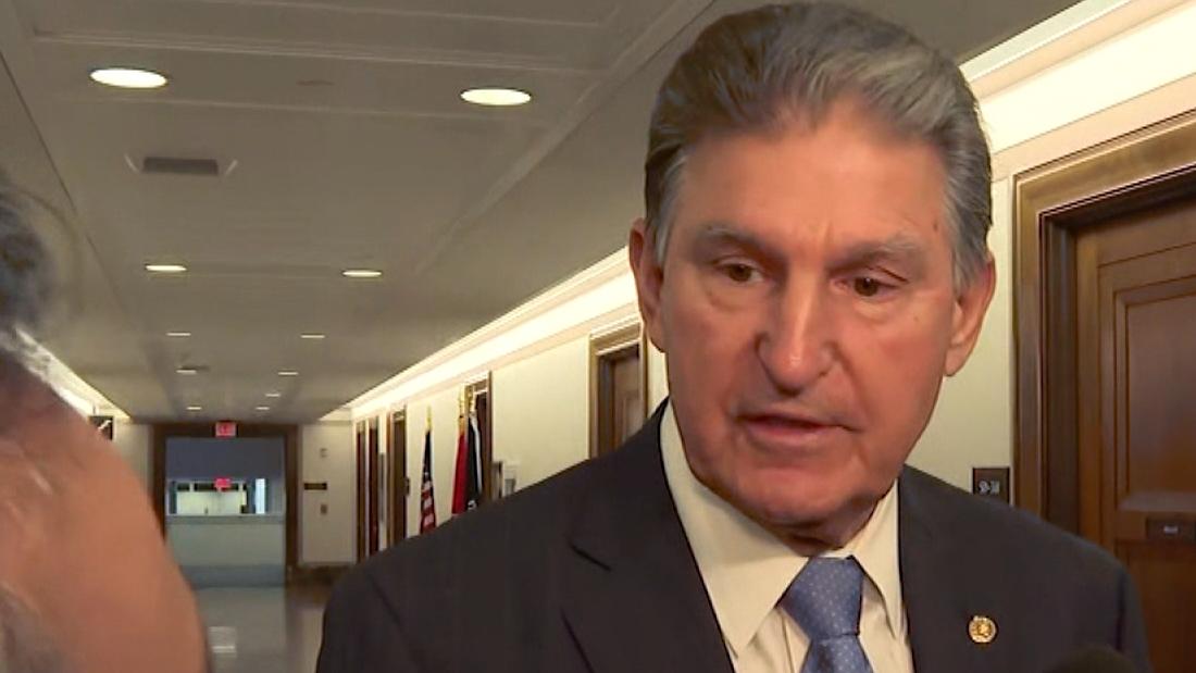 See Sen. Joe Manchin's reaction to $3.5 trillion proposal - CNN Video