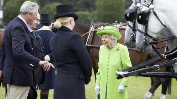 The Queen at the Royal Windsor Cup