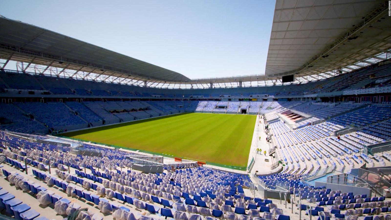 Qatar's Ras Abu Aboud stadium is the first built in World Cup history ...