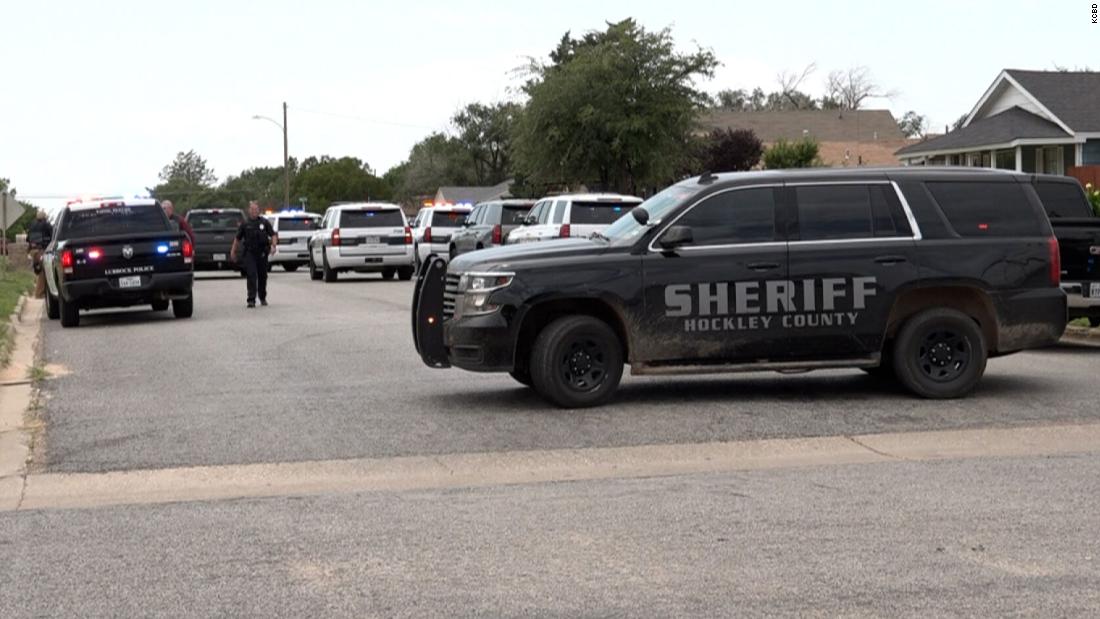 An officer is killed and 3 others wounded during a standoff in a Texas town