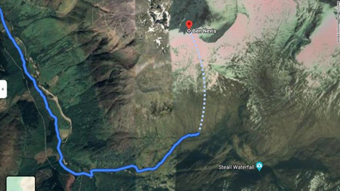 Google Maps users say it offers ‘potentially fatal’ routes on UK’s highest mountain