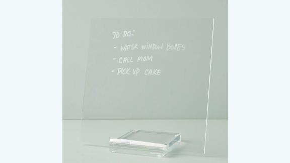 Acrylic dry erase memo tablet