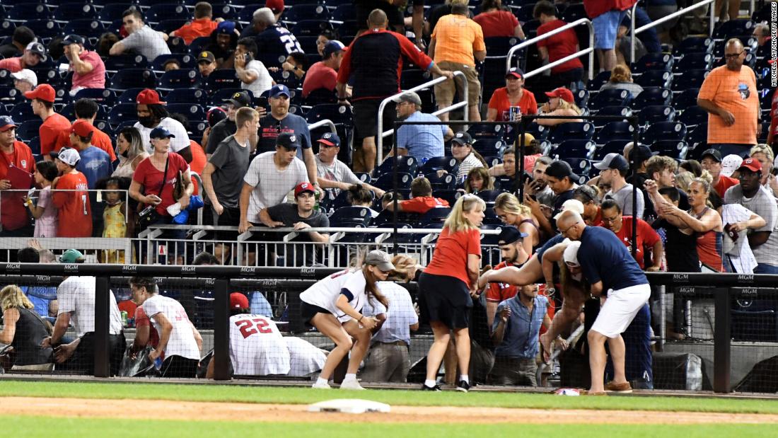 Nationals Park shooting: At least 3 shot outside stadium during baseball game Saturday night, police say