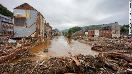 Enormous scale of destruction is revealed as water subsides after historic western Europe flooding