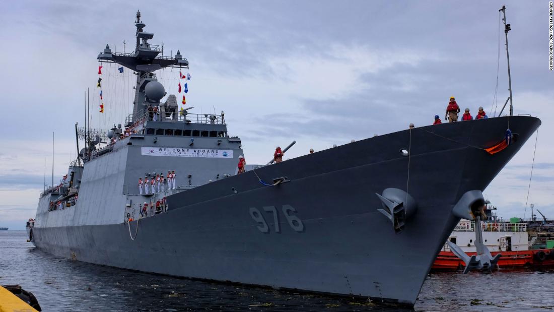 More than 80% of the crew aboard a South Korean destroyer have tested positive for Covid-19